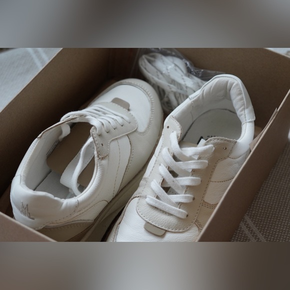 Madewell Kickoff Trainer Women’s Sneakers in Neutral Colorblock Leather - size 6 - Picture 2 of 10